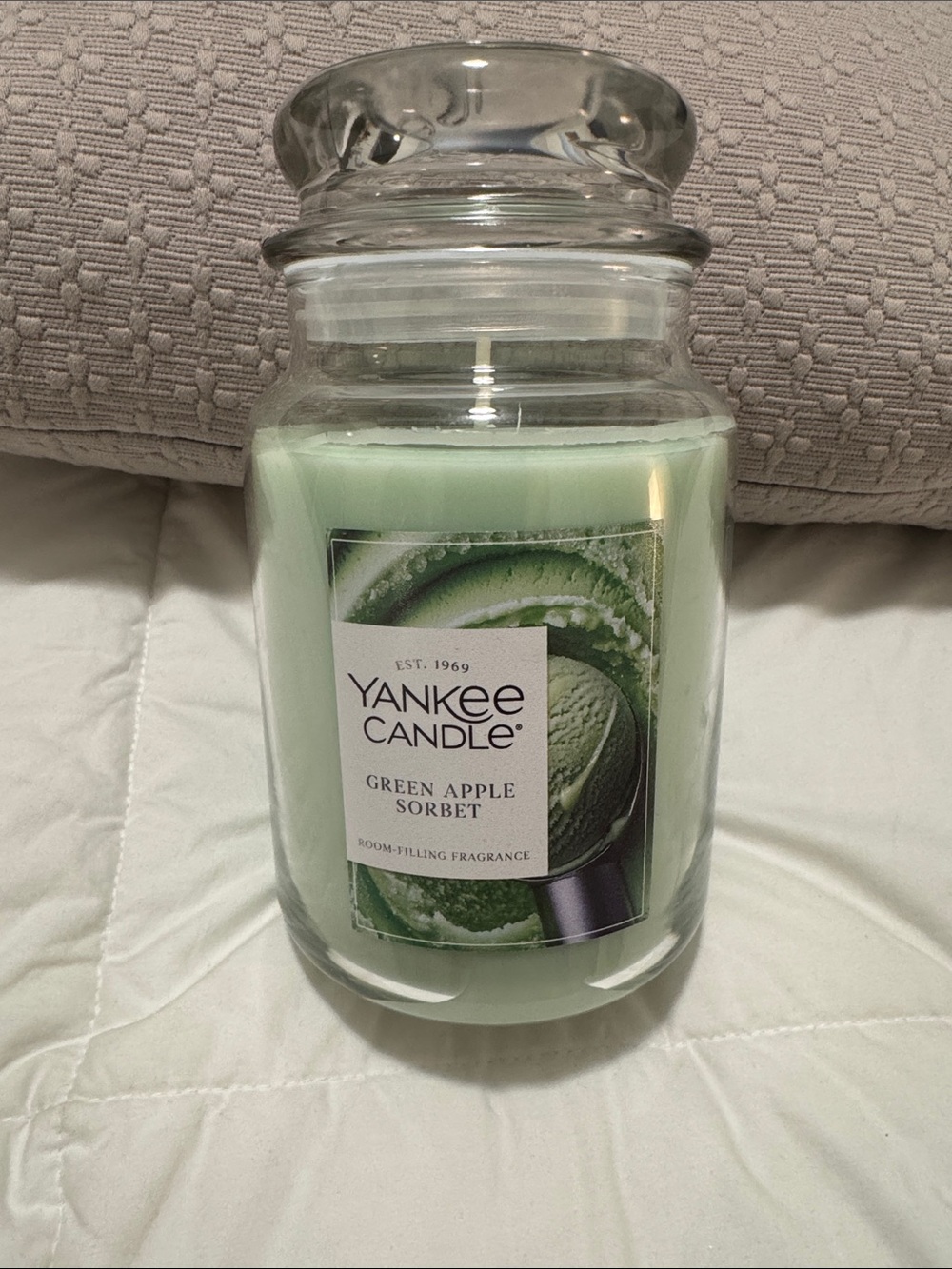 Yankee Candle Jar Candle - Green Apple Sorbet